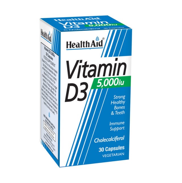 HEALTH AID VIT D3 5000IU TABL