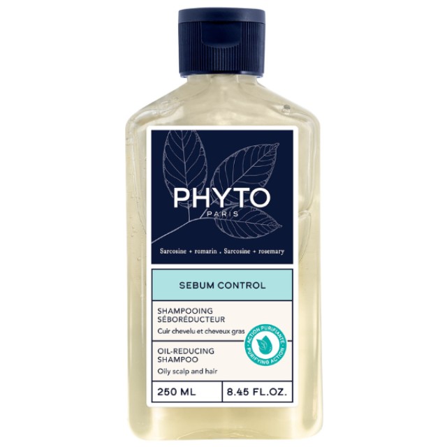 Phyto Scalp Solutions Sebum Control Oil Reducing Shampoo Σαμπουάν Ρύθμισης Λιπαρότητας, 250ml