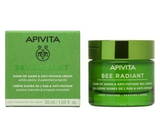 Apivita Bee Radiant Κρέμα για Σημάδια Γήρανσης & Ξεκούραστη Όψη Ελαφριάς Υφής 50ml