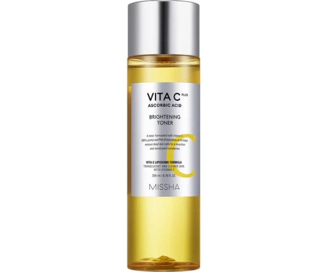 Missha Vita C Plus Ascorbic Acid Brightening Toner 200 ml