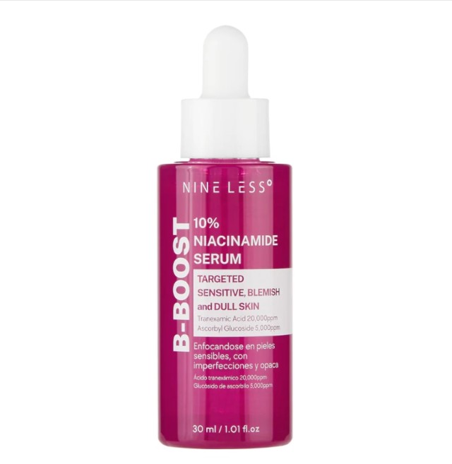 NINE LESS Ορός με Νιασιναμίδη και Τρανεξαμικό – 10% B-Boost Niacinamide Serum 30ml