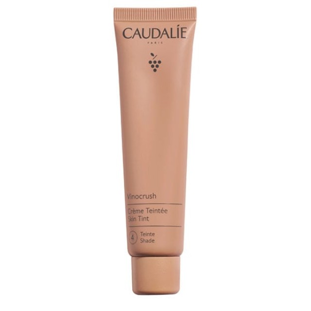 CAUDALIE VINOCRUSH SKIN TINT SHADE 4 MEDIUM ΕΝΥΔΑΤΙΚΗ ΚΡΕΜΑ ΠΡΟΣΩΠΟΥ ΜΕ ΧΡΩΜΑ 30 ML