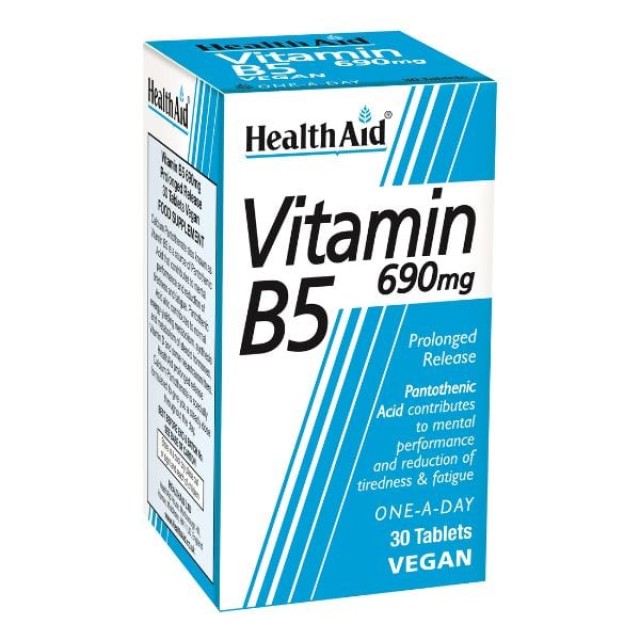 HEALTH AID VITAMIN B5 30 TABS