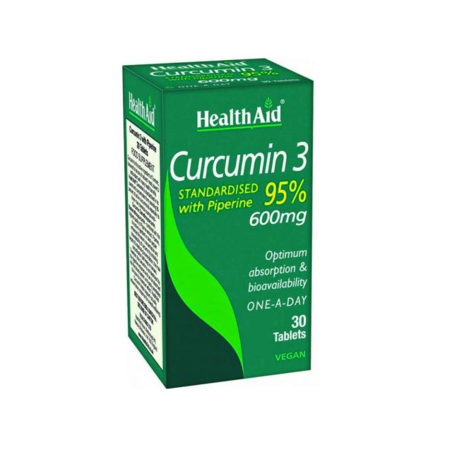 HEALTH AID CURCUMIN 3 600MG 30