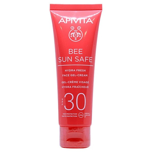 APIVITA BEE SUN SAFE Ενυδατική Κρέμα-Gel Προσώπου SPF30