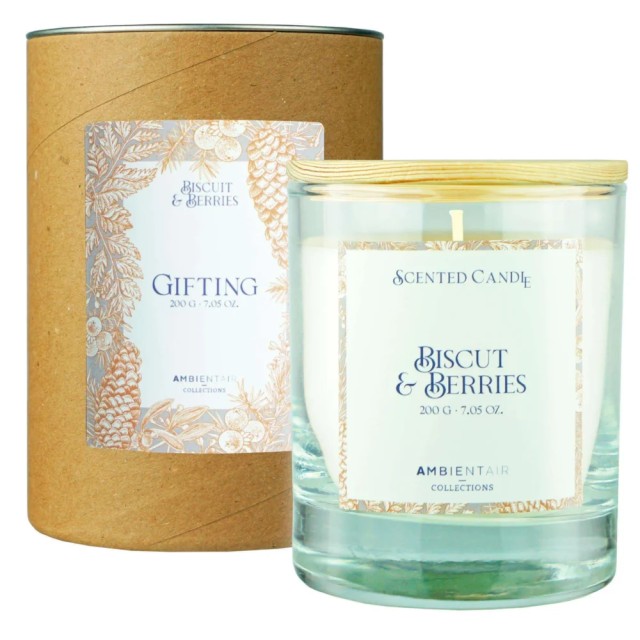 Biscuit & Berries Aromatic Candle 200g Special Edt - Ambientair