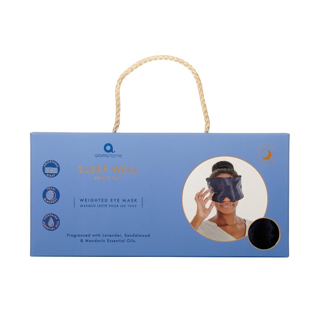 AROMA HOME Sleep Well Weighted Eye Mask