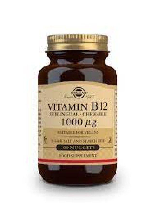 SOLGAR VIT B12 1000MCG NUGGETS